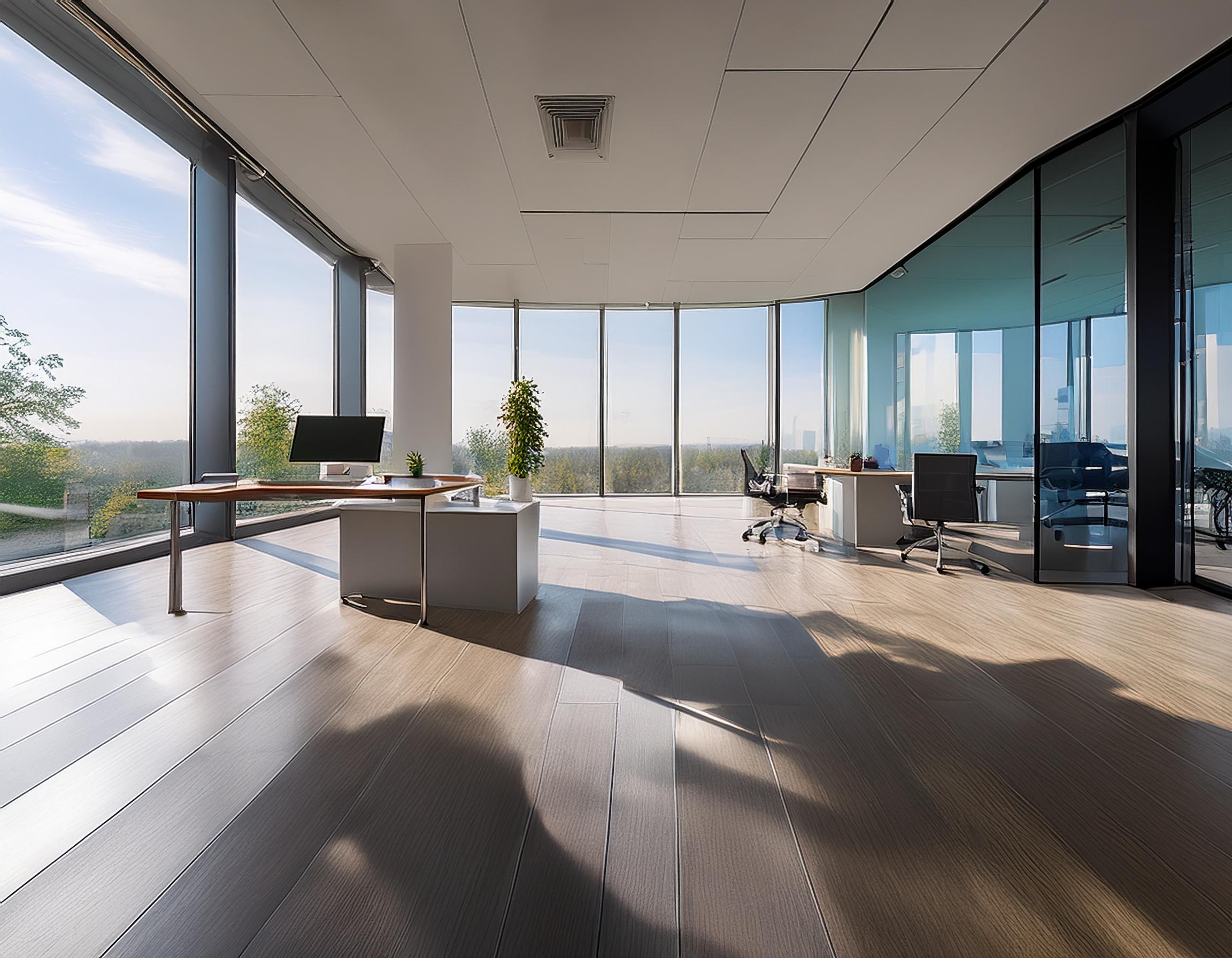 Elegantes Büro in Frankfurt am Main mit freundlichen Teammitgliedern